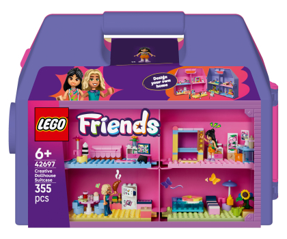 Klocki LEGO® LEGO FRIENDS 42697 Kreatywna walizka z domkiem dla lalek